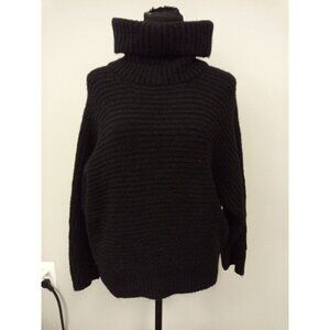 NWT Leith Women's Black Turtleneck Sweater From Norstrom Sz. L